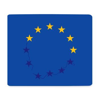 Pessimistic European Union flag design - Mouse Pad (horizontal) - white - Front