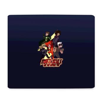 Swift Spark and the Defense Five - Mouse Pad (horizontal) - white - Front