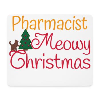 Apotheker Katzen xmas meowy Weihnachten - Mousepad (Querformat) - Weiß - Vorne