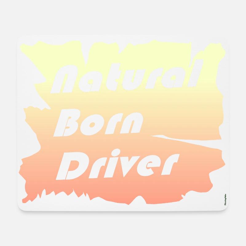 Natural Born Driver – Death Valley Sunset - Mousepad (Querformat) - Weiß