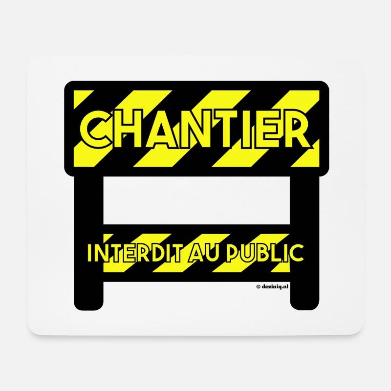 Work in progress - Mouse Pad (horizontal) - white
