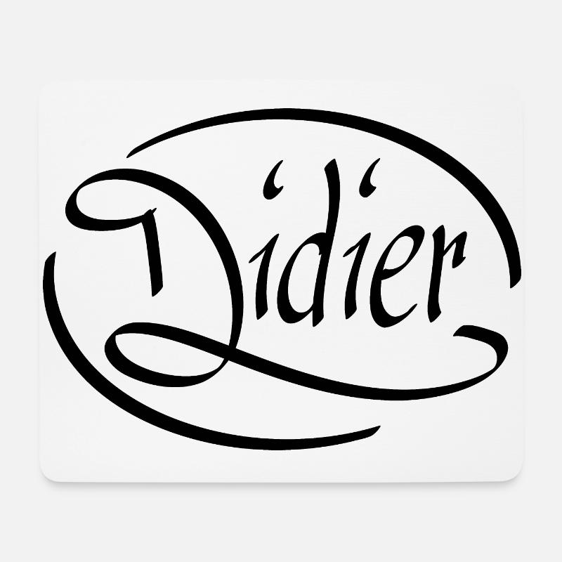 Didier - Mousepad (Querformat) - Weiß