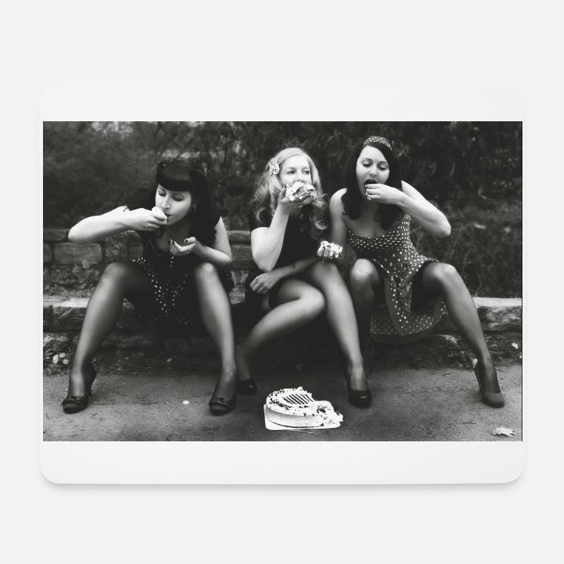 Have a break, have a cake - Mouse Pad (horizontal) - white