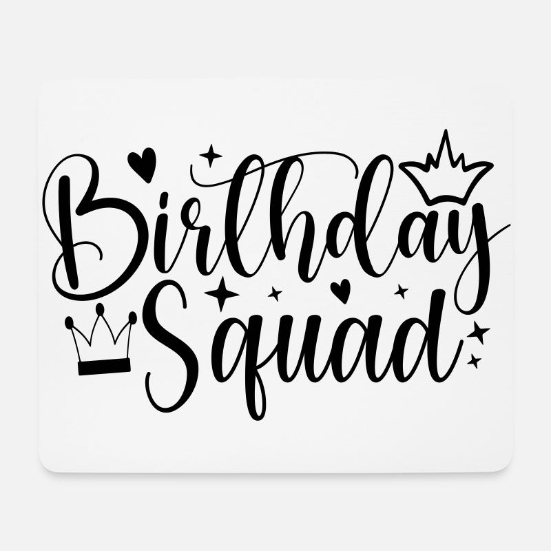 Birthday Queen 2 Happy Birthday - Mousepad (Querformat) - Weiß