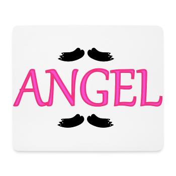 Angel Wings - Mousepad (Querformat) - Weiß - Vorne