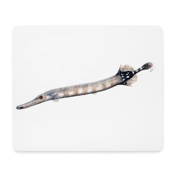 Trumpetfish - Trumpetfish - poisson trompette - Mouse Pad (horizontal) - white - Front