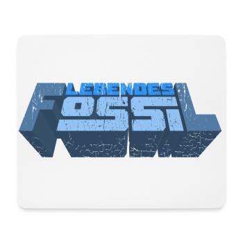 Lebendes Fossil (Nr. 1 - Ossi - Edtion) - Mousepad (Querformat) - Weiß - Vorne