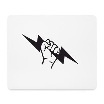Flash electrician - Mouse Pad (horizontal) - white - Front