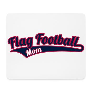 Flag Football Maman Mama Mutter - Tapis de souris (format paysage) - blanc - Devant