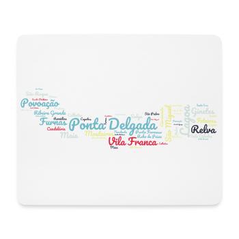 Ponta Delgada São Miguel Azoren - Mousepad (Querformat) - Weiß - Vorne
