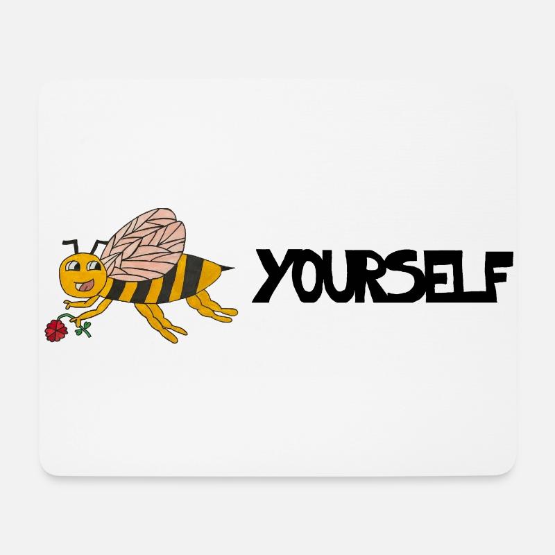 BeeYourself - Mouse Pad (horizontal) - white