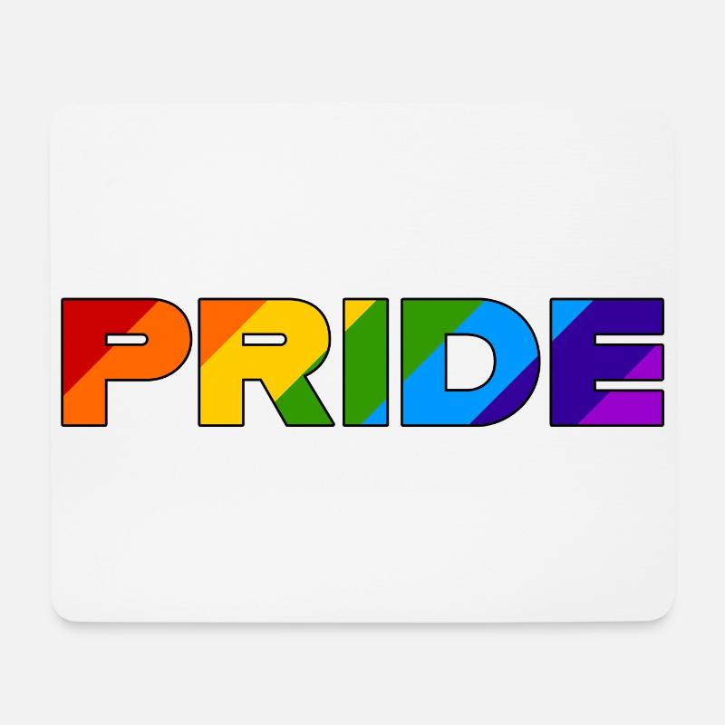Pride 2 - Mousepad (Querformat) - Weiß