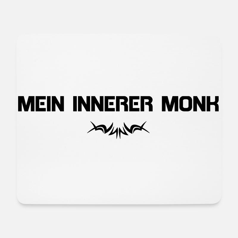 MEIN INNERER MONK - Mousepad (Querformat) - Weiß