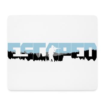 Escaped from Woods - Mousepad (Querformat) - Weiß - Vorne