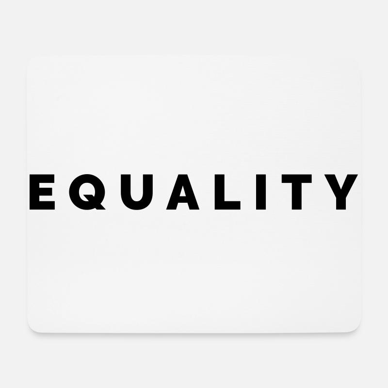 THE FASHION TEE - EQUALITY BLACK - Mousepad (Querformat) - Weiß