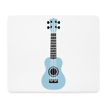 ukulele - Mouse Pad (horizontal) - white - Front