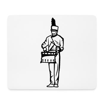 Drummer Boy - Mouse Pad (horizontal) - white - Front