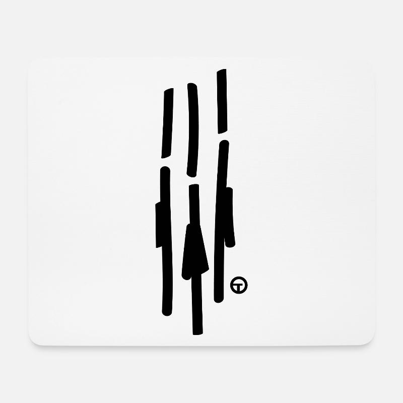 3 Personen - Mousepad (Querformat) - Weiß