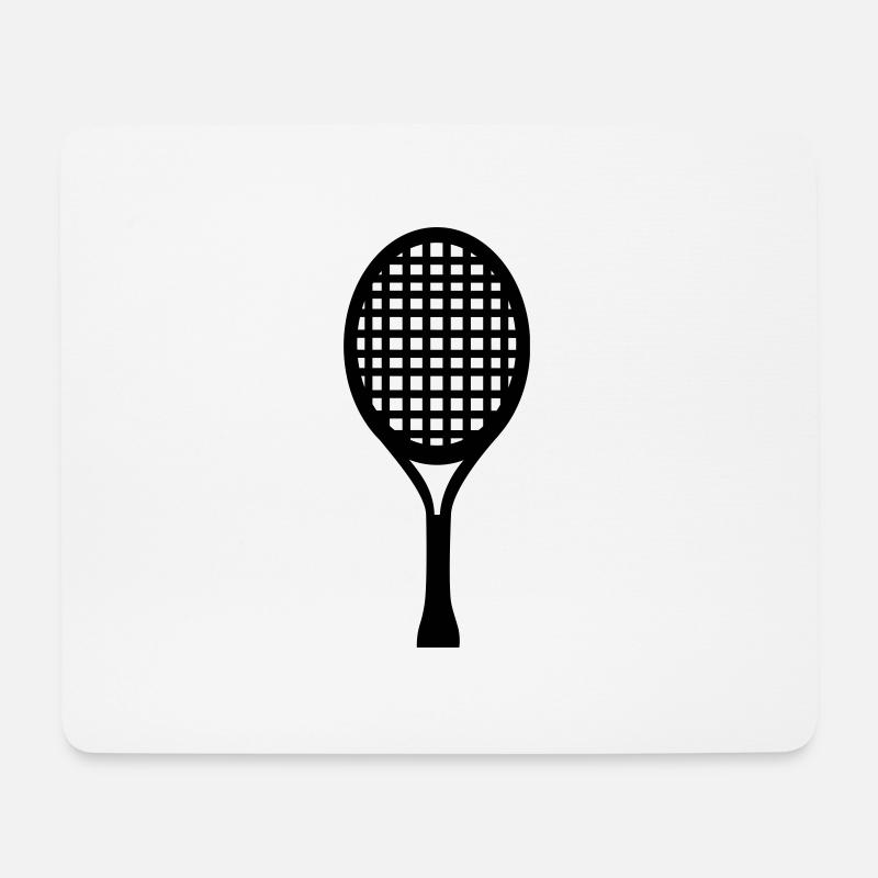 Tennis - Mousepad (Querformat) - Weiß