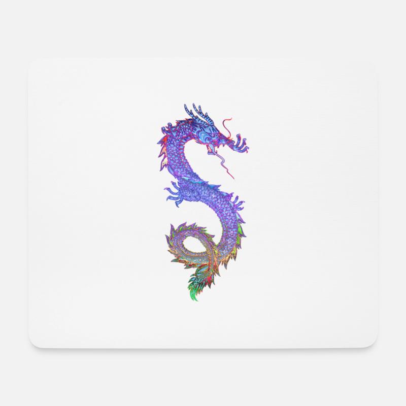 MAGIC DRAGON - Mousepad (Querformat) - Weiß