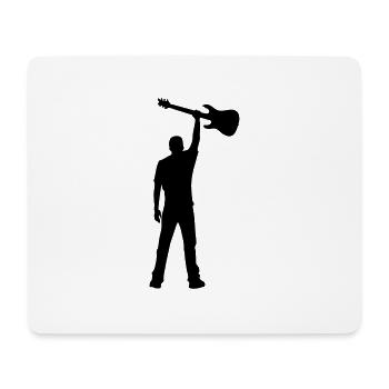guitar power - Mouse Pad (horizontal) - white - Front