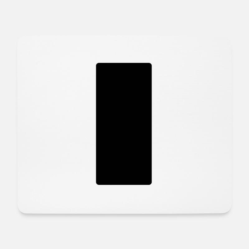 Das fünfte Element als Rechteck in schwarz - Mousepad (Querformat) - Weiß