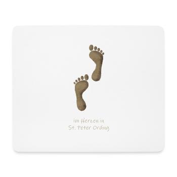 St Peter Ording - Mousepad (Querformat) - Weiß - Vorne
