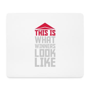 What Winners Look Like - Mousepad (Querformat) - Weiß - Vorne