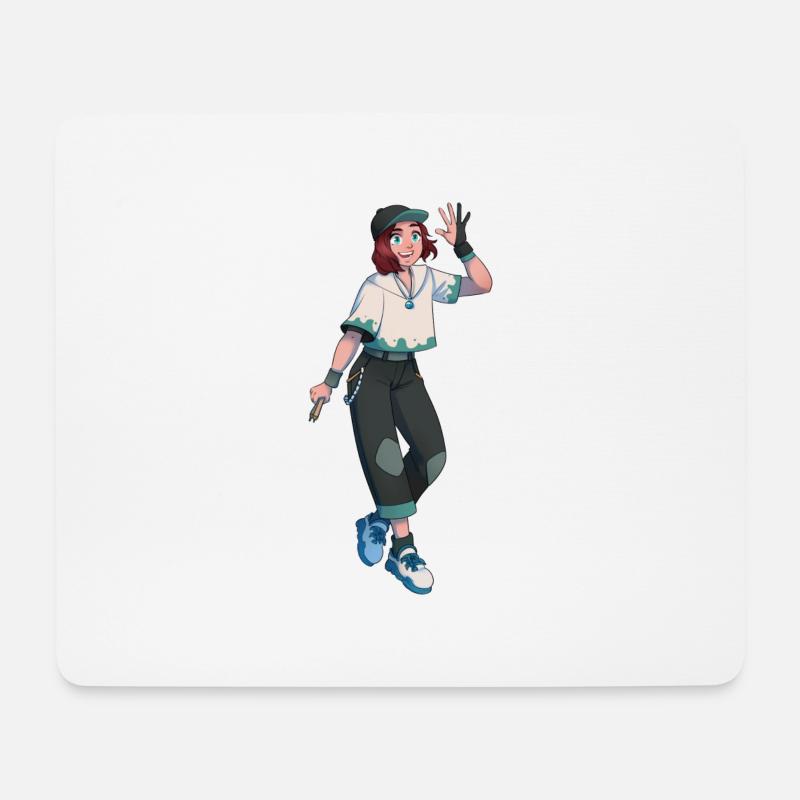 Fria - Mousepad (Querformat) - Weiß