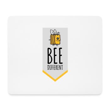 bee different saying quote - Mouse Pad (horizontal) - white - Front