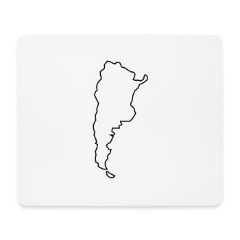Argentina Outline - Mouse Pad (horizontal) - white - Front