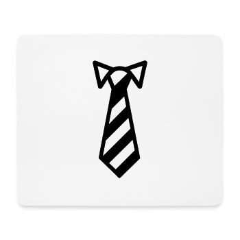 Tie - Mouse Pad (horizontal) - white - Front