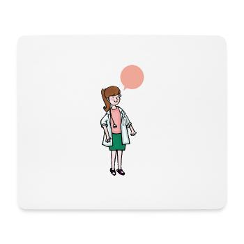 doc148 - Mousepad (Querformat) - Weiß - Vorne