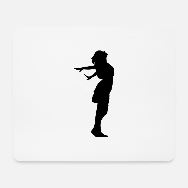 Fliegende Frau - Mousepad (Querformat) - Weiß