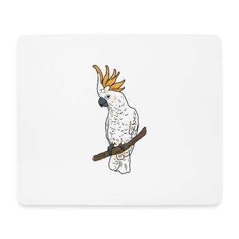 Cockatoo Bird Parrot - Orange-hooded cockatoo - Mouse Pad (horizontal) - white - Front