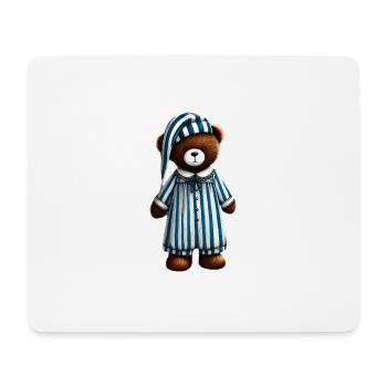 Ours Lutka - Tapis de souris (format paysage) - blanc - Devant