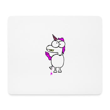 Einhorn Merle by Daniel Rausch - Mousepad (Querformat) - Weiß - Vorne