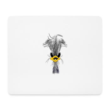 OSTRICH - Mouse Pad (horizontal) - white - Front