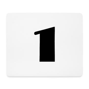 1. 1 JAHR. 1. JAHRESTAG. 1 JAHR GEBURTSTAG - Mousepad (Querformat) - Weiß - Vorne