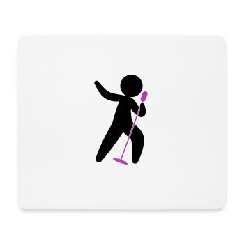 Popstar - Mouse Pad (horizontal) - white - Front