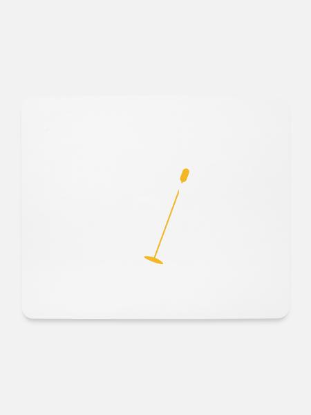 Popstar - Mousepad (Querformat) - Weiß