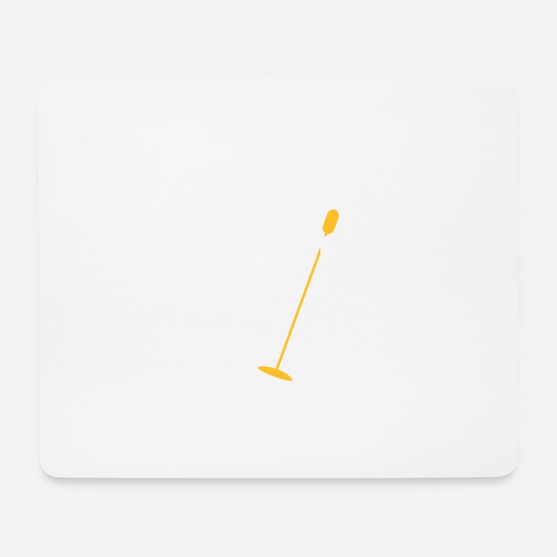 Popstar - Mousepad (Querformat) - Weiß