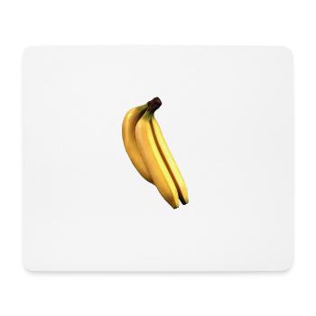 banane banana obst veggie gemuese fruits87 - Mousepad (Querformat) - Weiß - Vorne
