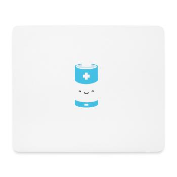 Soyez positif tous les jours - Tapis de souris (format paysage) - blanc - Devant
