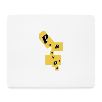 Paranoia-Rätsel-Glyphen - Mousepad (Querformat) - Weiß - Vorne