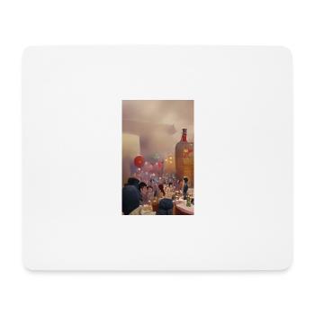 Fête de l’art moderne - Tapis de souris (format paysage) - blanc - Devant