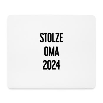 Stolze Oma 2024 – Perfekt für frischgebackene Omas - Mousepad (Querformat) - Weiß - Vorne