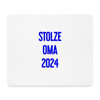 Proud Grandma 2024 – Perfect for New Grandmas - Mouse Pad (horizontal) - white - Front