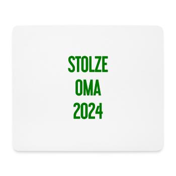 Proud Mamia 2024 – Parfait pour les nouvelles mamies - Tapis de souris (format paysage) - blanc - Devant