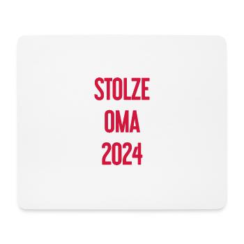 Proud Mamia 2024 – Parfait pour les nouvelles mamies - Tapis de souris (format paysage) - blanc - Devant